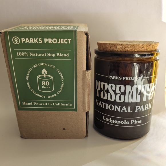 New PARKS PROJECT Yosemite Lodgepole Pine Soy Candle - Picture 2 of 2
